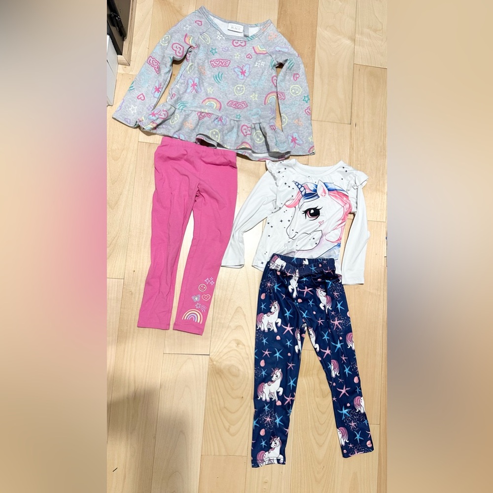 Toddler girl bundle 4 outfits size 5T